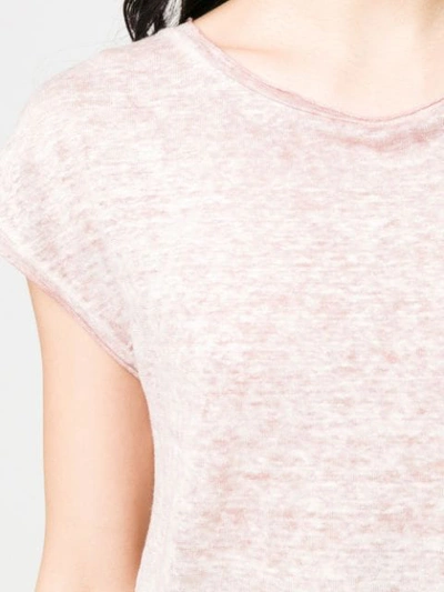 Shop Avant Toi Round Neck T-shirt In Pink