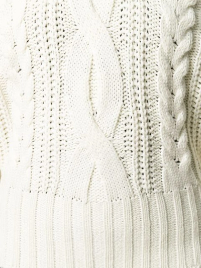 Circus Hotel Oversized Knitted Sweater In Neutrals