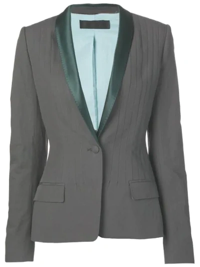 Shop Haider Ackermann Hour Glass Blazer Jacket In Grey
