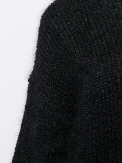 Shop Isabel Marant Oversized High Neck Sweater In Black