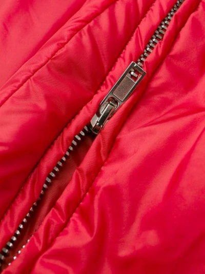 Shop Rick Owens Padded Track Trousers In Red