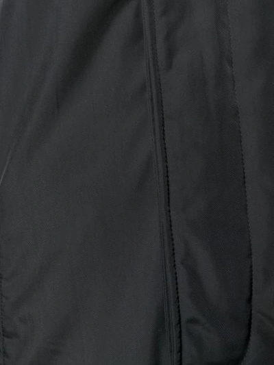 Shop Aalto Contrasting Detail Button Coat In Black
