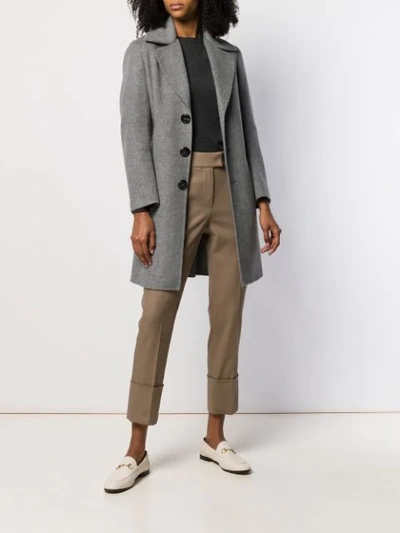 Brunello Cucinelli Crew Neck Sweatshirt In Grey