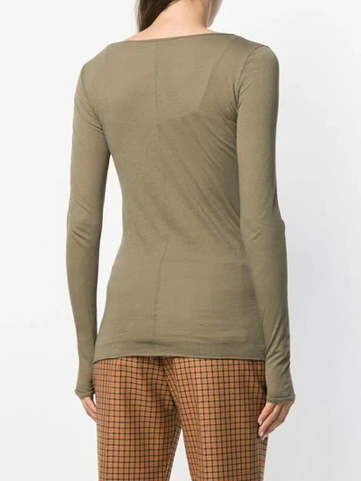 Shop Humanoid Janes Sweatshirt In Moss