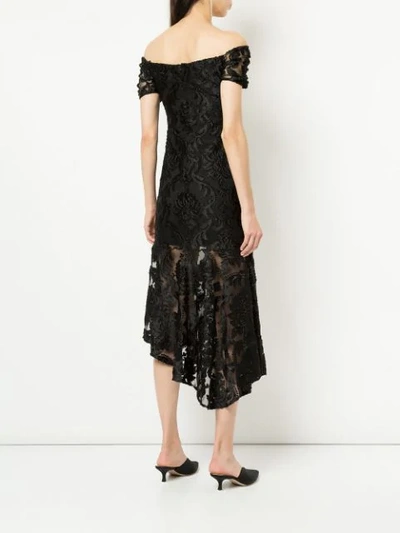 Shop Alice Mccall Fleur De Lys Midi Dress - Black