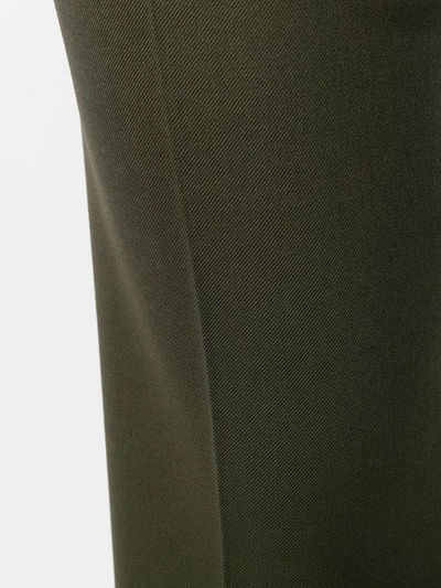Shop P.a.r.o.s.h Bootcut Trousers In Green