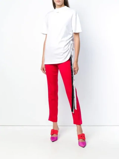 Shop Styland High Neck T In White
