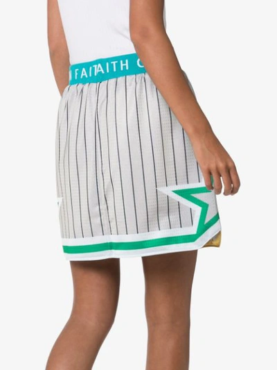 Shop Converse X Faith Connexion Reversible Basketball Skirt - Grey