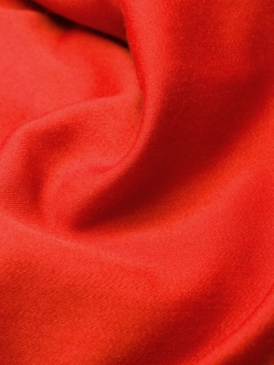 Shop Rick Owens Draped Sleeveless Blouse In Red