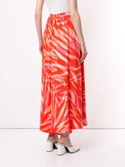 Shop Layeur Printed Cropped Trousers In Multicolour