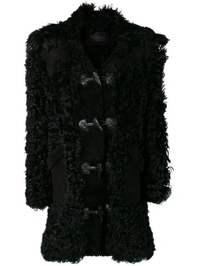 Shop Diesel Black Gold Lakista Fur Coat