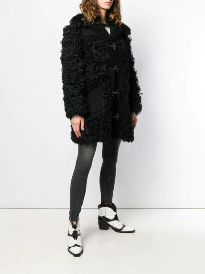 Shop Diesel Black Gold Lakista Fur Coat