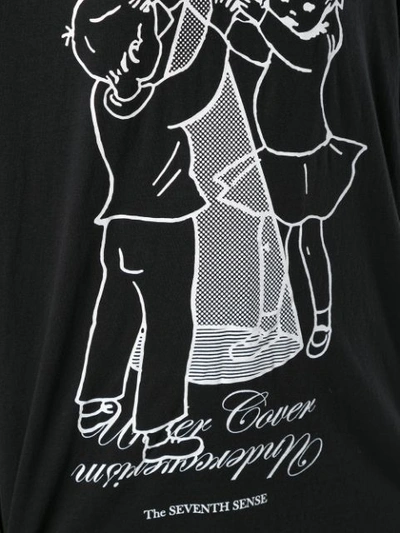 Shop Undercover 'the Seventh Sense' Oversized-t-shirt - Schwarz In Black
