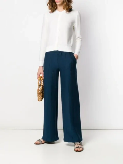 Shop Molli Joral Flared Trousers In Blue