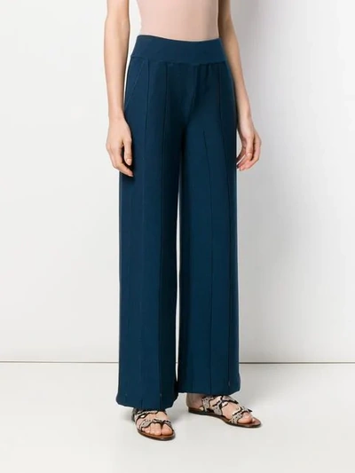 Shop Molli Joral Flared Trousers In Blue