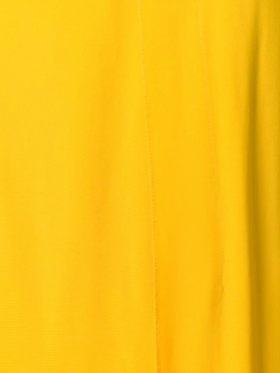 Shop Maison Rabih Kayrouz Flared Maxi Skirt In Yellow