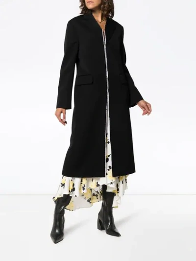 Shop Stella Mccartney Melany Wool Coat In Black