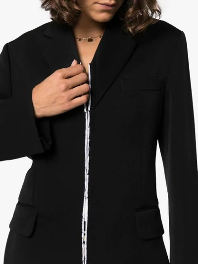 Shop Stella Mccartney Melany Wool Coat In Black