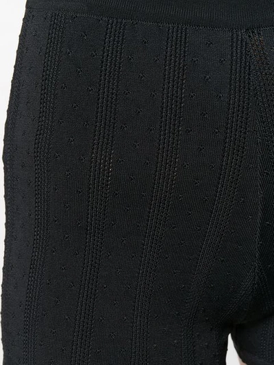 Shop Marc Jacobs Knit Legging Shorts In Black