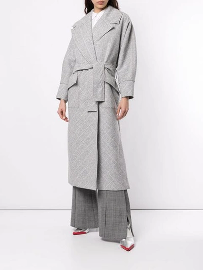 Shop Camilla And Marc Saros Trench Coat In Grey