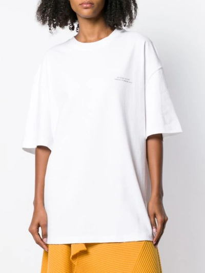 Shop Ih Nom Uh Nit Oversized Printed T-shirt - White