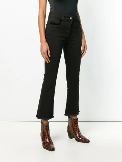 Shop Etro Geeky Cropped Jeans - Black