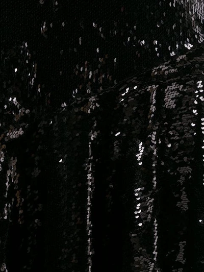 Shop Racil Sequin Asymmetric Dress In Black