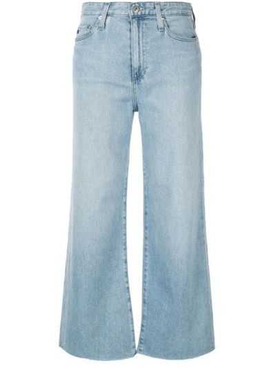 Shop Ag Etta Wide-leg Jeans In Blue