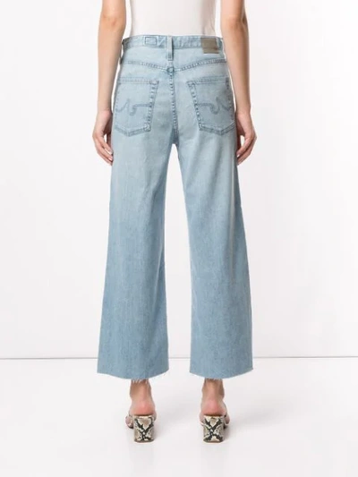 Shop Ag Etta Wide-leg Jeans In Blue