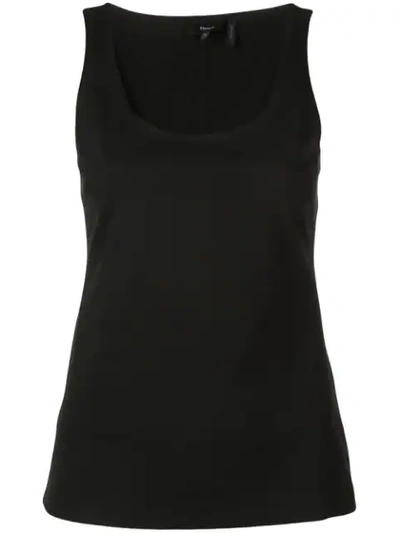 Shop Theory Scoop Neck Vest - Black