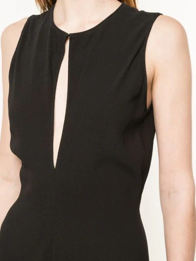 Shop Proenza Schouler Sleeveless Textured Crepe Dress In Black