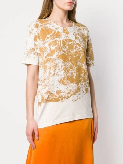 Shop Anntian Stone Print T-shirt - White