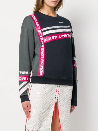 Shop Pinko Endless Love Sweatshirt In Z99