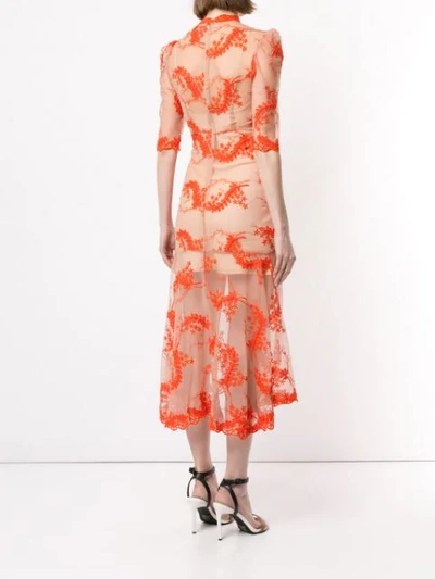 Shop Alice Mccall Honeymoon Midi Dress In Orange