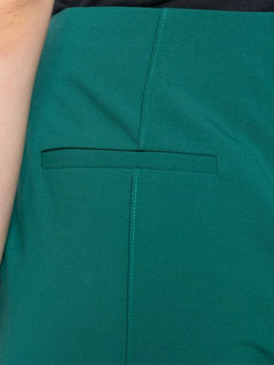 Shop Diane Von Furstenberg Flared Trousers In Green