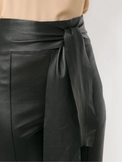 Shop Nk Skinny Leather Trousers In Black