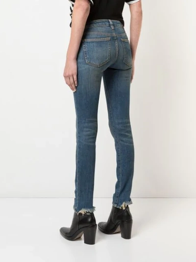 Shop R13 Alison Skinny Jeans In Blue