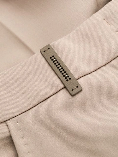 Shop Peserico Slim-fit Trousers In Neutrals