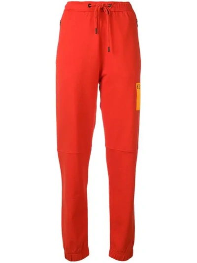 Shop Kenzo Track Pants In Red