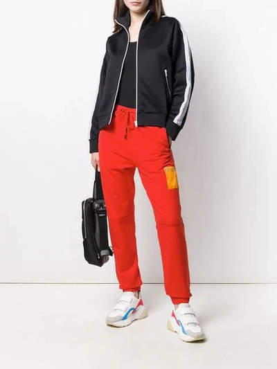 Shop Kenzo Track Pants In Red