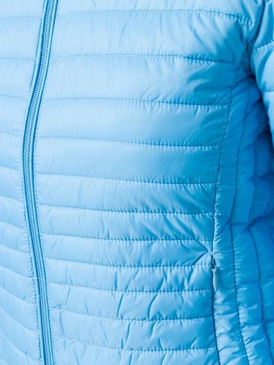 Shop Save The Duck Zip Padded Jacket In Blue