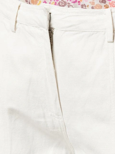APIECE APART CROPPED TROUSERS - 白色