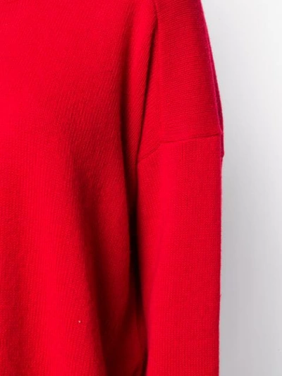 Shop Valentino Cashmere Crew-neck Sweater In Red