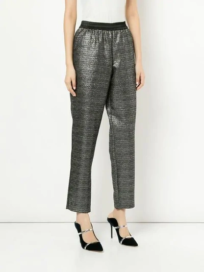 Shop Layeur Metallic Tapered Trousers