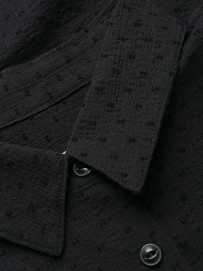 Shop Rag & Bone Textured Short Sleeve Shirt - Black