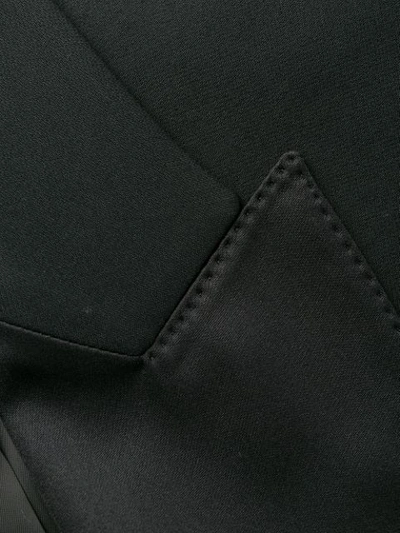 Shop Alexander Mcqueen Scarf Detail Dress In Black
