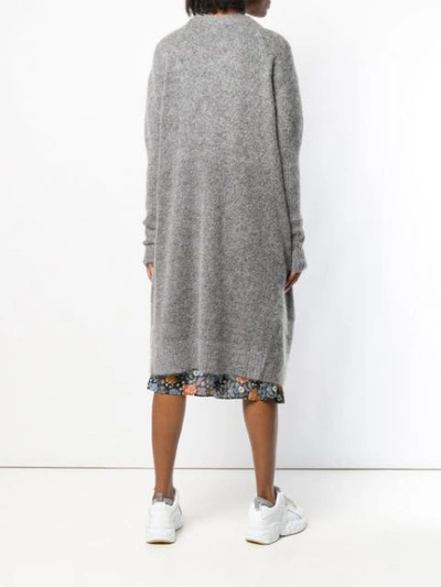 Shop Acne Studios Raya Kimono Sleeve Cardigan In Grey