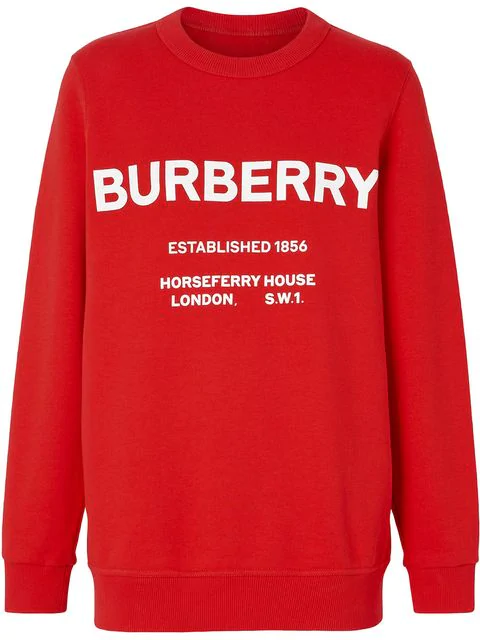 burberry red sweatshirt