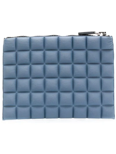 Shop No Ka'oi Chocolate Bar Quilted Purse In Blue