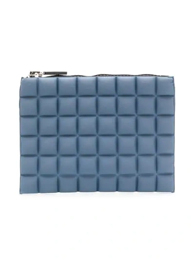 Shop No Ka'oi Chocolate Bar Quilted Purse In Blue